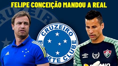 FELIPE CONCEIÇÃO SOLTOU TUDO NO VENTILADOR SOBRE OS BASTIDORES CRUZEIRO