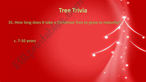 Esl English Powerpoints Christmas Trivia Quiz Part 03