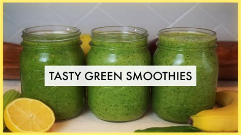 Healthy Green Smoothie Recipes Easy Breakfast Youtube