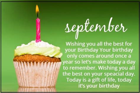 September Birthday Wishes, Quotes, and Images | September birthday ...