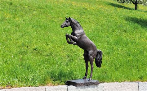 Bronzeskulptur Springendes Pferd Kaufen Auf Ricardo