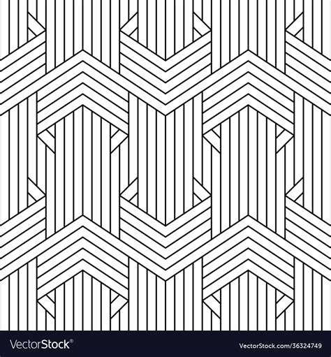 Abstract simple geometric seamless pattern Vector Image