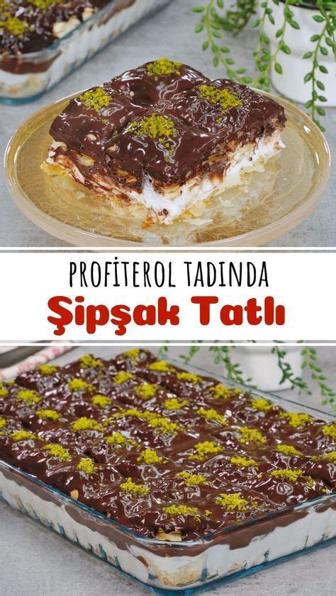 Profiterol Tadında Şipşak Tatlı Tarifi videolu Nefis Yemek