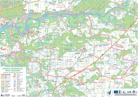 Mapa Przyrodnicza Gminy D Br Wka Wyprawa Z Natur I Kultur