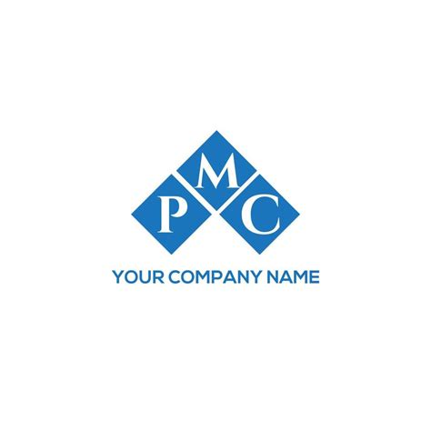 PMC letter logo design on WHITE background. PMC creative initials letter logo concept. PMC ...