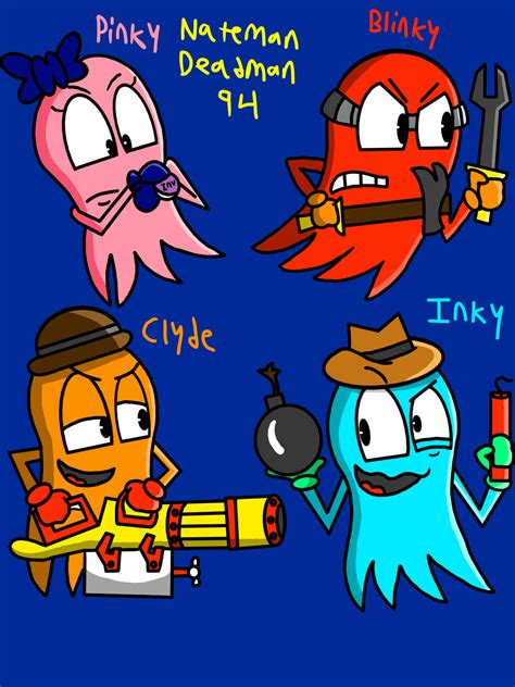 PAC-MAN GHOSTS (read description) by NatemanDeadman94 on DeviantArt