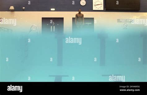 jumping swimming pool stock  footage hd   video clips