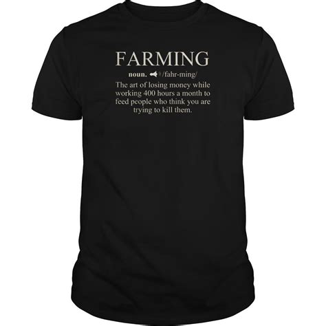 Farming Definition Shirt Funny Farmer Farm Noun TeeThe Perfect Gift