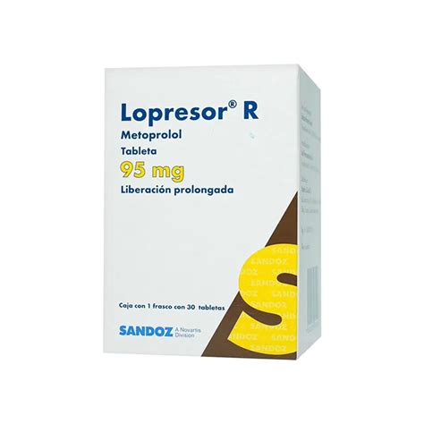 Lopresor R Mg Tab Metoprolol Lab Sandoz