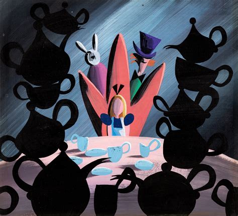 Alice in Wonderland concept art (1951) by Mary Blair : r/MaryBlair