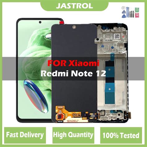 667original Lcd For Xiaomi Redmi Note 12 Display Note12 22111317i Screen Touch Glass Digitizer