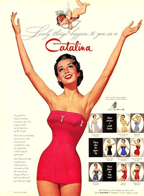 Vintage Bathing Suit Ads From The 40s And 50s Tom Lorenzo Vintage