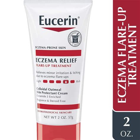 Eucerin Eczema Relief Flare-Up Treatment 2 oz | Fast Acting Moisturizer ...