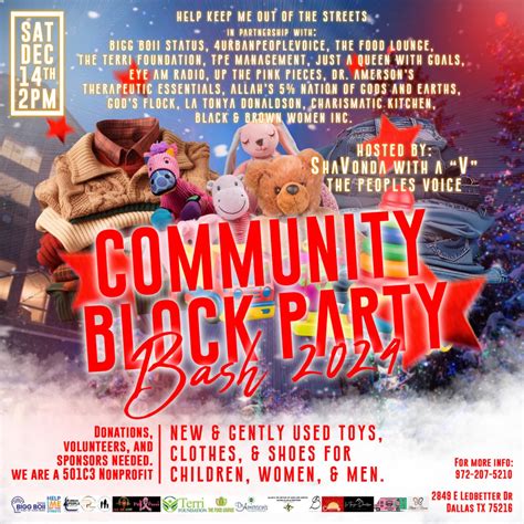 Beig - 🌟 Get Ready, Dallas! The Ultimate Community Block Party Bash