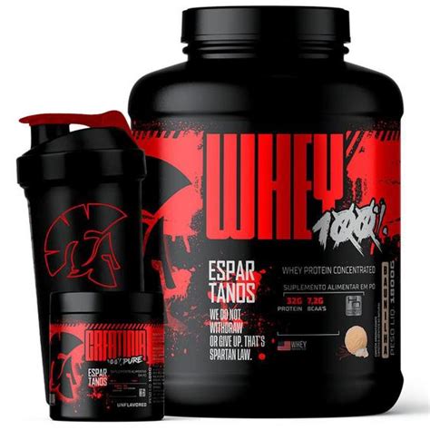 Kit Whey Protein Concentrado G Creatina G Coqueteleira