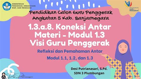 A Koneksi Antar Materi Modul Visi Guru Penggerak Youtube