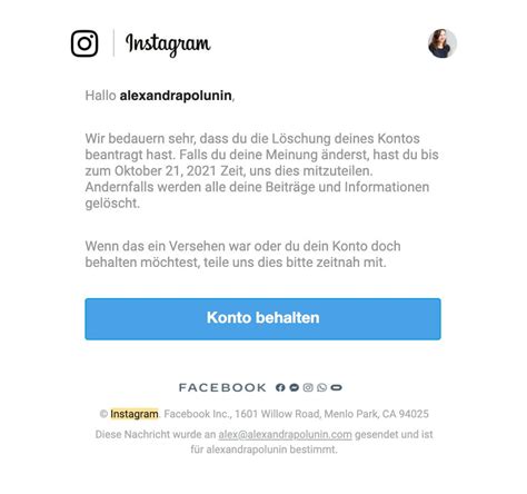 Instagram Konto Löschen Oder Deaktivieren — Alexandra Polunin