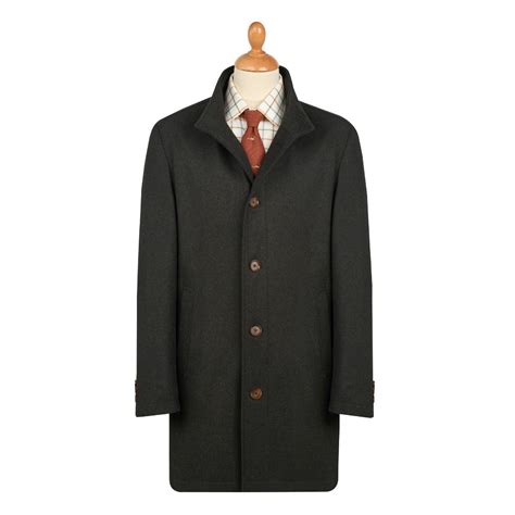 Bramhope 34 Length Quilted Wool Coat Cordings