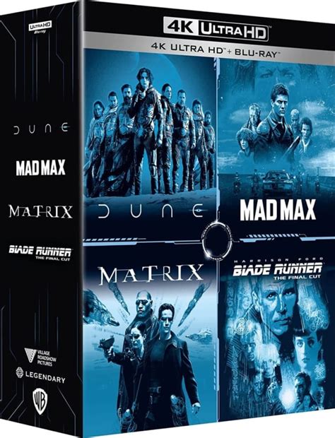 Coffret Science Fiction 4 Films Cultes Mad Max Matrix Blade