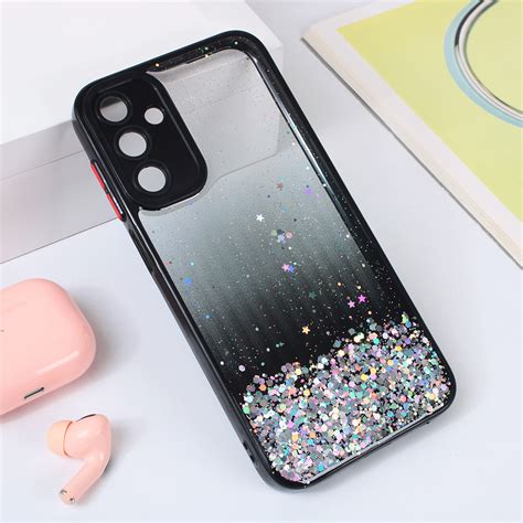 Maska Futrola Frame Glitter Za Samsung A156 Galaxy A15 5G Crna Mob Shop