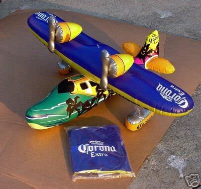 CORONA INFLATABLE 5ft SEAPLANE AIRPLANE! jimmy buffett | #27978168