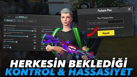 ÇOK BEKLENEN KONTROL ve HASSASİYET AYARLARIM PUBG Mobile YouTube