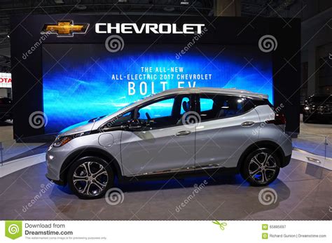 Chevrolet Bolt Ev Electric Vehicle Display Chevy Is A Division Of Gm