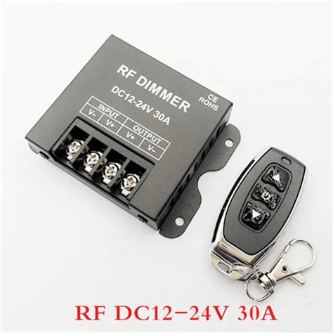 1CH LED Dimmer DC12V 24V 8A 20A 30A 3Key LED Single Color Dimmers