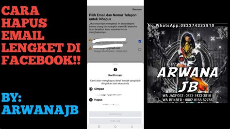 TUTORIAL HAPUS EMAIL LENGKET DI FACEBOOK METODE BARU YouTube