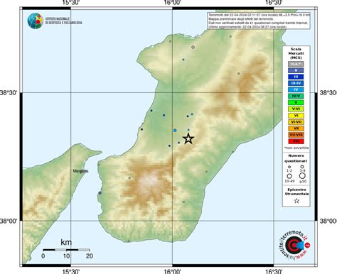 Terremoto Reggio Calabria Ancora Scosse In Corso Sequenza Sismica A