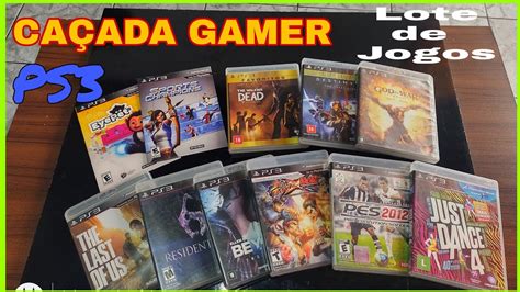 Ca Ada Gamer Lote De Jogos Ps Youtube