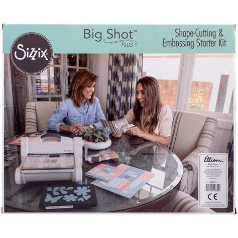 Sizzix – Big Shot Plus – Shape Cutting & Embossing Starter Kit – MasterNet Panamá