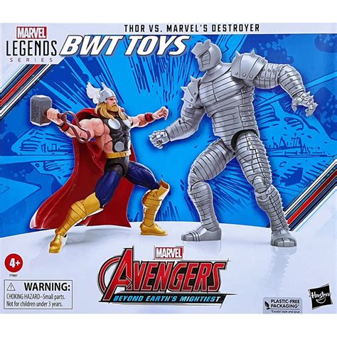 【bwt】marvel Legends 復仇者聯盟 60週年系列 雷神 And 毀滅者 兩入組 全新現貨 蝦皮購物