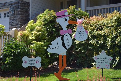 Stork Signs For Birth Announcements And Baby Showers Yard Announcements