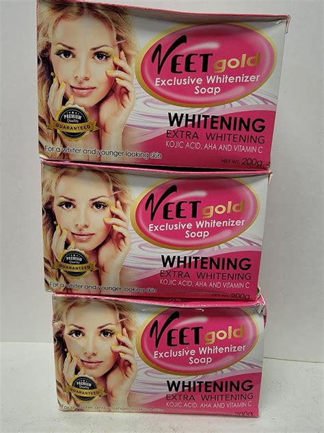 Veetgold Extra Whitening Kojic Acid Aha And Vitamin C Soap Abbeestore