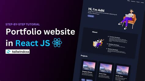 Complete Responsive Portfolio Website Using React Js Tailwind Css