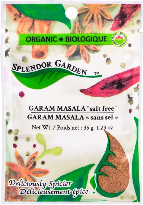 Splendor Garden Organic Garam Masala 35g Amazon Ca Grocery Gourmet