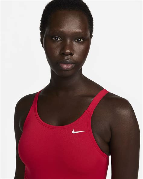 Nike Poly Solid Womens Fastback 1 Piece Swimsuit Nike Uk