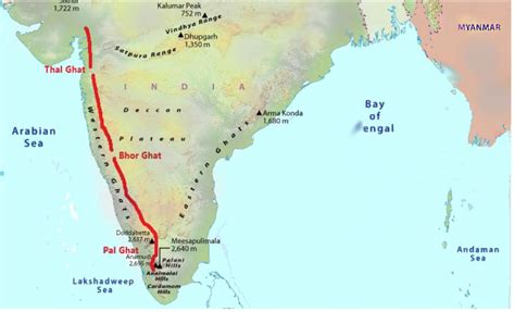 Eastern Ghats Map