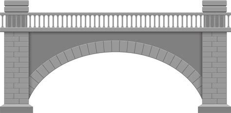 Brick Bridge Clipart Black And White