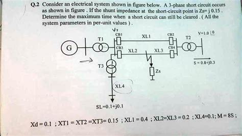 Solved Q2 Consider An Electrical System Shown In The Figure Below A