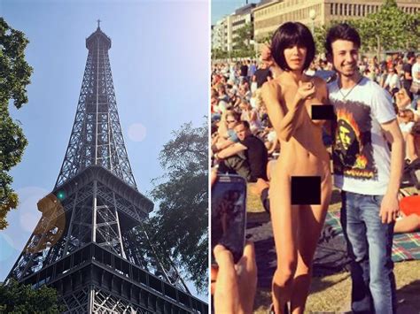 Eiffel Towering Girl Naked