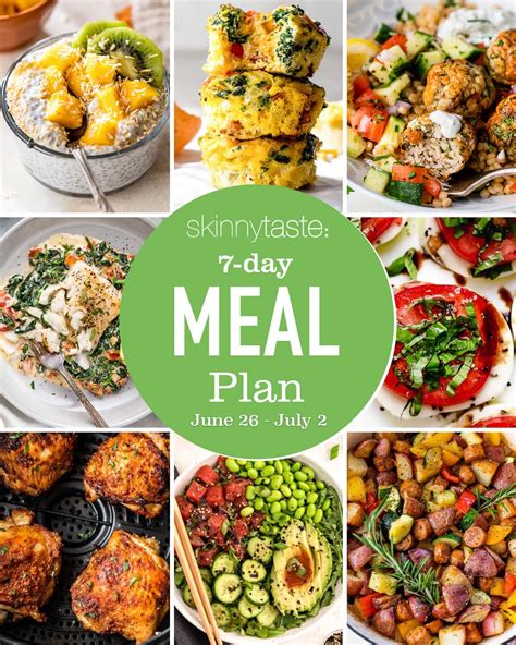 Free 7 Day Healthy Meal Plan June 26 July 2 Natures Gateway