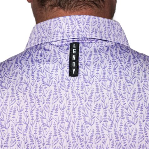 Lavender Polo Legendary Golf Apparel