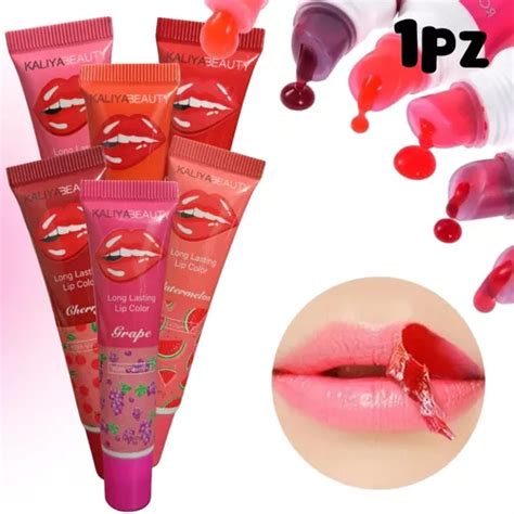 Labial Tinta Indeleble Larga Duraci N Tono Suave Lip Gloss F Meses