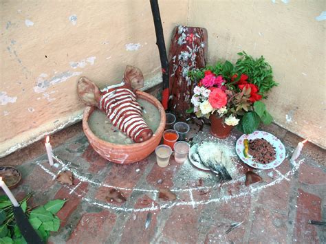 Cuba Offerings Of Food To Ancestors Called Eggun African Voodoo