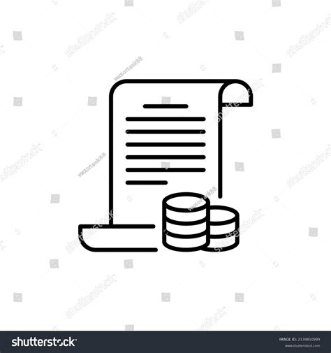 Income Statement Icon Vector Logotype Stock Vector (Royalty Free ...