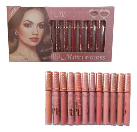 Labial L Quido Matte Huxia Beauty Set Pzas Nudes Env O Gratis