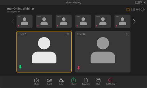 zoom meeting template vector art icons  graphics