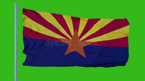 Waving Arizona State Flag Stock Illustrations 398 Waving Arizona